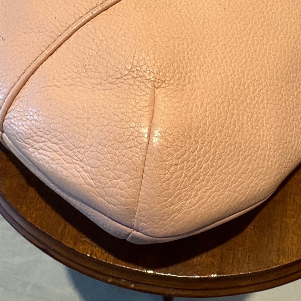 Coach East West Isabelle shoulder bag F35809 pebbled Leather pink blush EUC - Picture 11 of 17